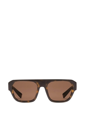 Dolce & Gabbana Eyewear DG crossed sunglasses - Brown