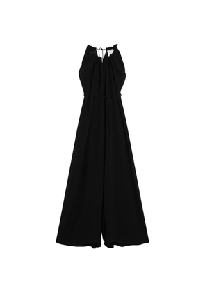 Max Mara tie detail jumpsuit - Black