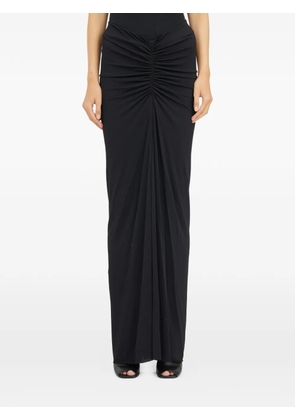 Rick Owens Lilies Poppy drapped maxi skirt - Black