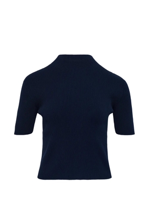 CFCL ribbed short-sleeved knitwear - Blue