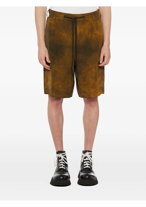 Andrea Ya'aqov drawstring-waist bermuda shorts - Orange