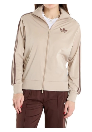 adidas Firebird zip-up logo-detail sweatshirt - Neutrals