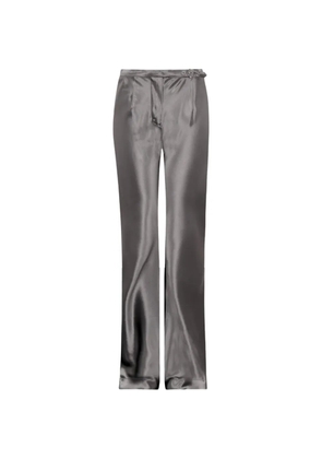 Paris Georgia belted sleek trousers - Grey