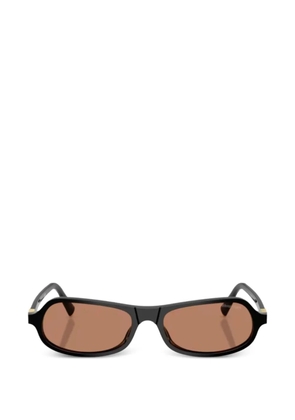 Miu Miu Eyewear logo-detail sunglasses - Black