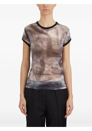Helmut Lang graphic-print T-shirt - Black