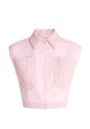 Genny pocket sleeveless top - Pink