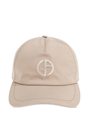 Giorgio Armani logo-embroidered baseball cap - Neutrals