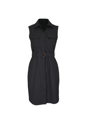 Antonelli collared belted dress - Black