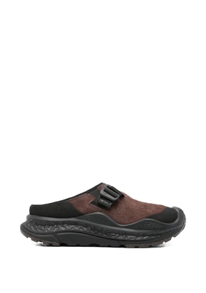 HOKA Ora Primo EXT buckle suede mules - Brown