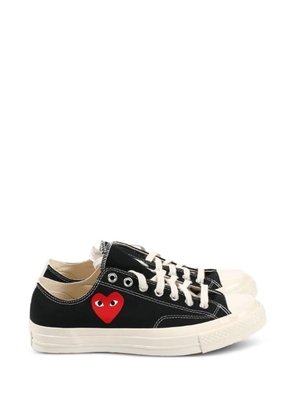 Comme Des Garçons single-heart sneakers - Black