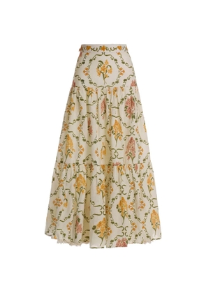 Agua By Agua Bendita Anis Cordillera maxi skirt - Neutrals