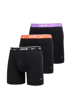 Nike logo-waistband boxers (set of three) - Black