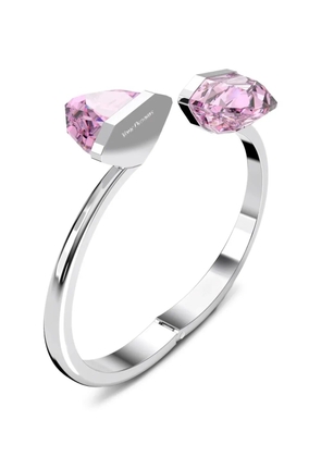 Swarovski droplet bangle bracelet - Silver