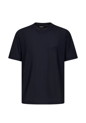 Giorgio Armani logo t-shirt - Blue