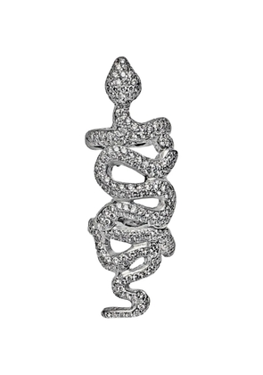 Rewind Vintage Affairs 18K Loree Rodkin coiled snake ring - Silver
