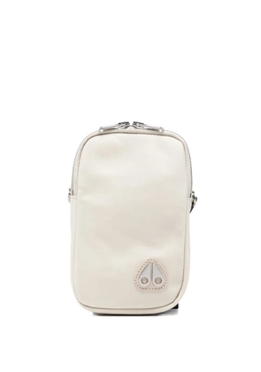 Moose Knuckles logo zip cross body bag - Neutrals