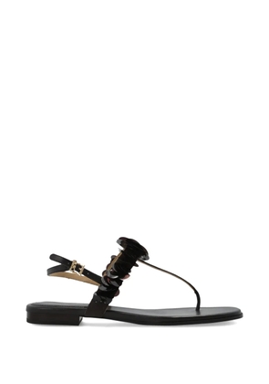 Michael Michael Kors Loretta flower-embellished sandals - Black