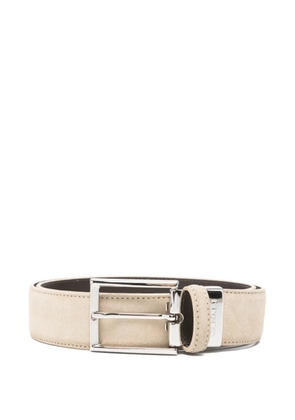 Canali rectangular-buckle belt - Neutrals