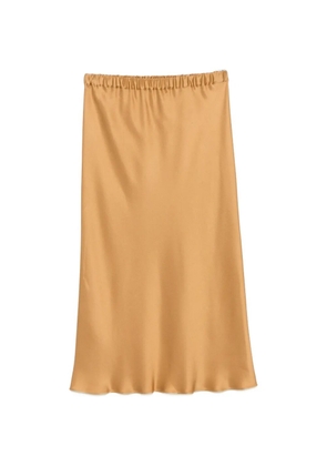 Antonelli Orinoco elastic-waistband midi skirt - Yellow