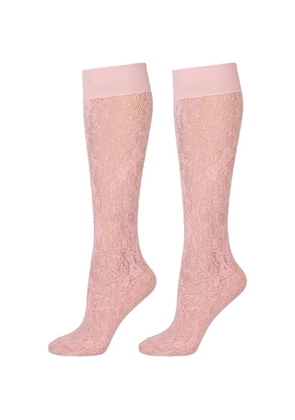 Swedish Stockings lace knee-high socks - Pink