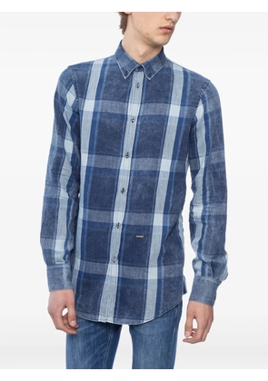 DSQUARED2 checked denim shirt - Blue