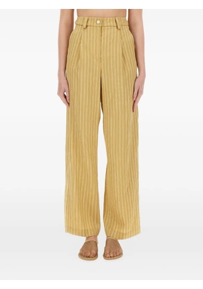 Alysi striped tailored trousers - Yellow