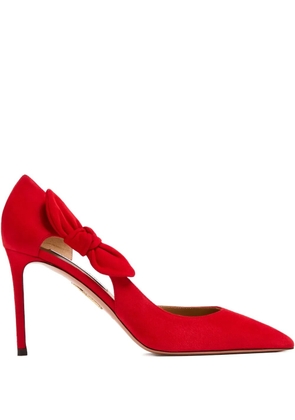 Aquazzura 105mm Very Bow Tie pumps - Red