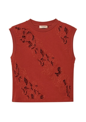 TWINSET lace top - Brown