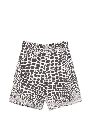 Stüssy patterned shorts - Black