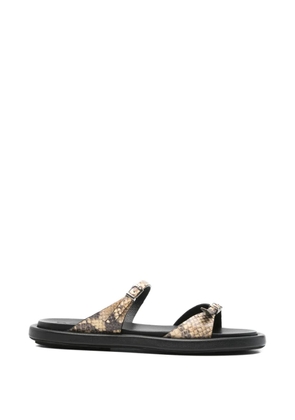 POEVE buckle sandals - Neutrals