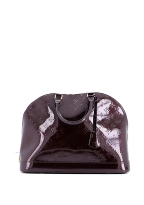 Louis Vuitton Pre-Owned Alma Handbag Monogram Vernis MM satchel - Red