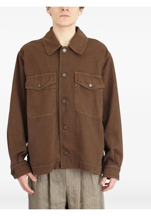Uma Wang pocket button shirt - Brown