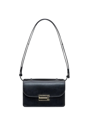 Victoria Beckham mini Dorian logo-detail leather shoulder bag - Black