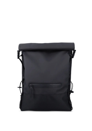 Rains Trail Mountaineer Rolltop front-pocket backpack - Black
