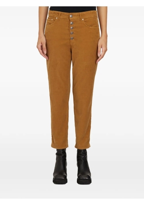 DONDUP button-fastening trousers - Brown