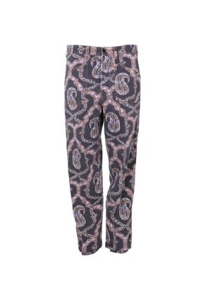ETRO paisley-pattern trousers - Blue