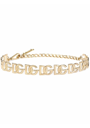 Dolce & Gabbana DG-logo chain belt - Gold
