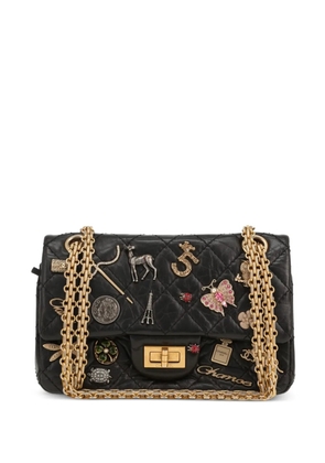 CHANEL Pre-Owned Lucky Charm Reissue 2.55 quilted leather shoulder bag - Black