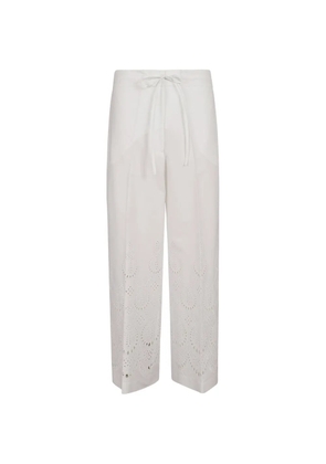 P.A.R.O.S.H. Cannes tie trousers - White