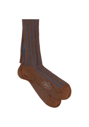 Gallo striped socks - Brown