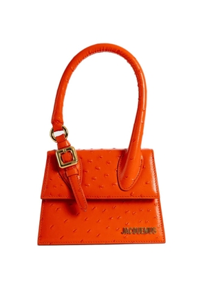 Jacquemus buckle embossed shoulder bag - Orange
