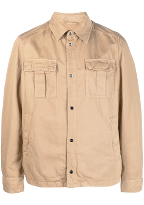Herno button-up shirt jacket - Neutrals