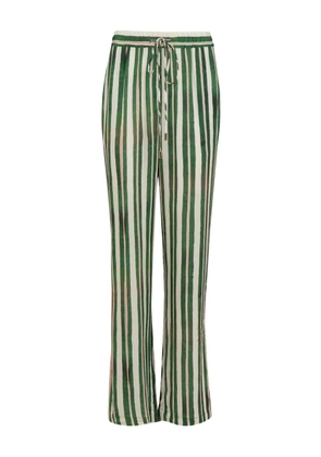 Lenny Niemeyer striped elastic-waist trousers - Green