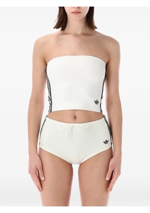 adidas striped tube top - White