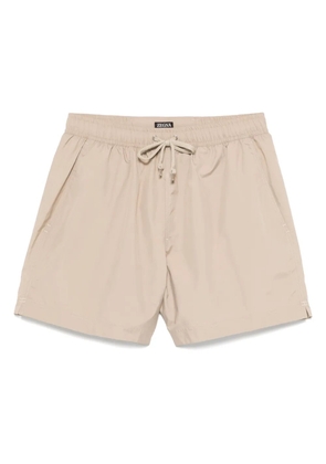 Zegna drawstring swim shorts - Neutrals