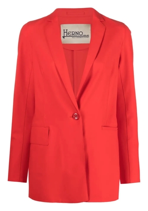 Herno First Act single-breasted blazer - Red