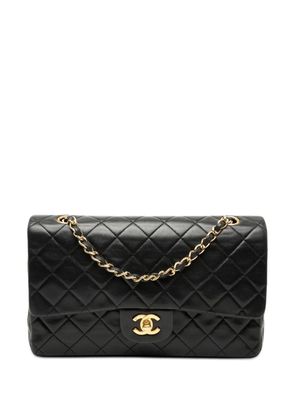 CHANEL Pre-Owned 1989-1991 Medium Classic Lambskin Double Flap shoulder bag - Black