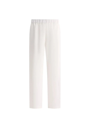 Fit wide trousers - White