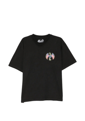 Melt dragon-print T-shirt - Black