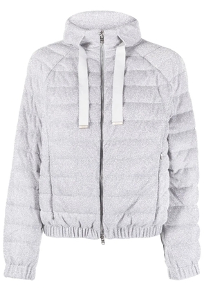 Herno metallic padded jacket - Silver